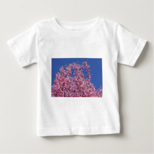 T-shirt Pour Bébé Sakura Cherry Fleurit Dans Le Bleu