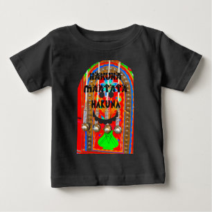 T-shirt Pour Bébé Samba couleurs du carnaval Hakuna Matata blings.pn