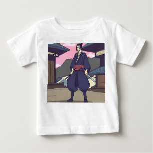T-shirt Pour Bébé samouraï
