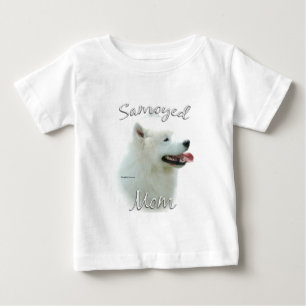T-shirt Pour Bébé Samoyed Maman 2