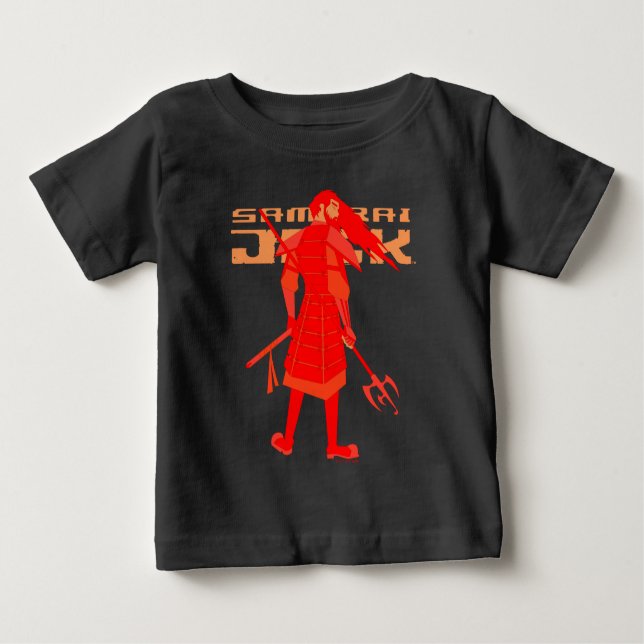 T-shirt Pour Bébé Samurai Jack Red Warrior Graphic (Devant)