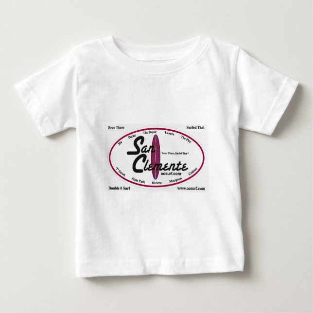 T-shirt Pour Bébé San Clemente - 'été là--That surfé (Devant)