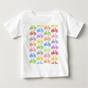T-shirt Pour Bébé Sans couture coloré de motif mignon frais de