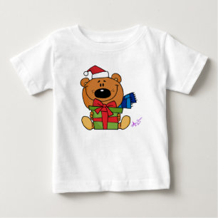T-shirt Pour Bébé SantaBear avec Toddler actuel Toddler Long Manches
