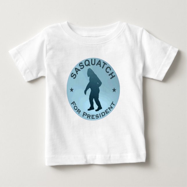 T-shirt Pour Bébé Sasquatch, Président (Devant)
