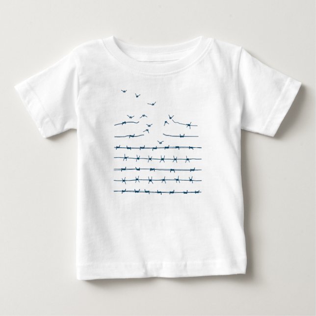 T-shirt Pour Bébé Saut libre (Devant)