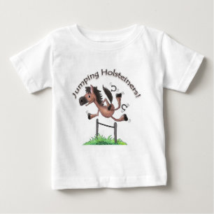 T-shirt Pour Bébé Sauter les Holsteiners !