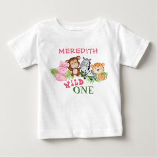 T-shirt Pour Bébé Sauvage personnalisé un premier premier anniversai