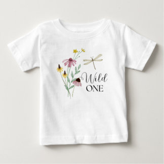 T-shirt Pour Bébé Sauvageon - Chemise florale pour premier anniversa
