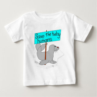 T-shirt Pour Bébé Sauvez la chemise de bébé d'humains de bébé