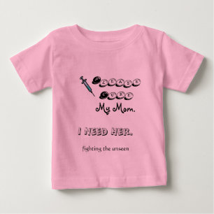 T-shirt Pour Bébé sauvez ma maman