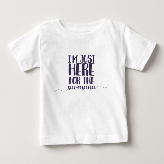 T-shirt Pour Bébé savasana (Devant)
