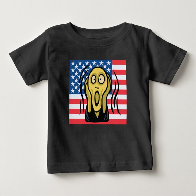 T-shirt Pour Bébé Scandale américain (Devant)