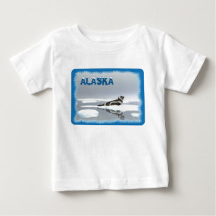 T-shirt Pour Bébé Sceau De Ruban Sur Glace