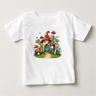 T-shirt Pour Bébé Scène de jardin lunaire