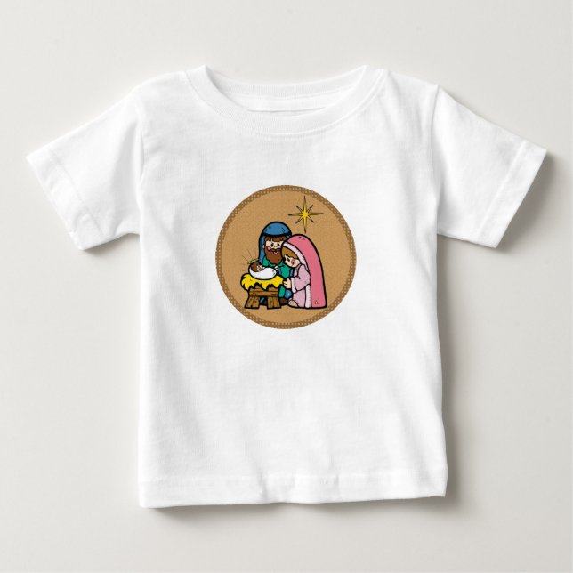 T-shirt Pour Bébé scène du gestionnaire (Devant)
