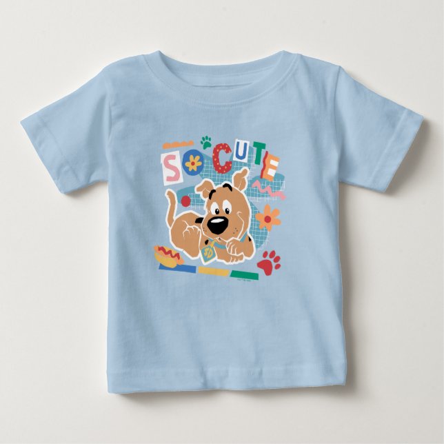 T-shirt Pour Bébé Scooby-Doo | Baby Scooby-Doo So migny (Devant)
