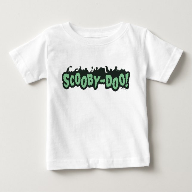T-shirt Pour Bébé Scooby-Doo ! Logo Monster Silhouette (Devant)