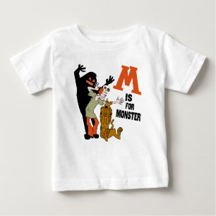 T-shirt Pour Bébé Scooby-Doo   M est pour Monster