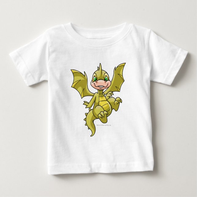 T-shirt Pour Bébé Scorchio jaune (Devant)