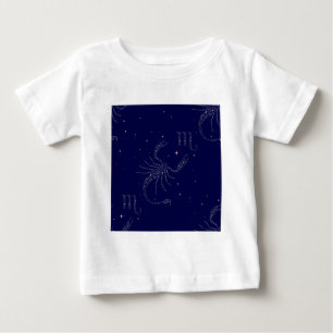 T-shirt Pour Bébé scorpio étoiles