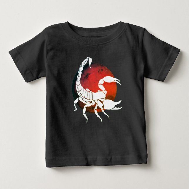 T-shirt Pour Bébé Scorpio, signe zodiaque (Devant)