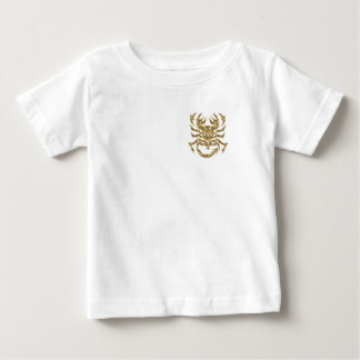 T-shirt Pour Bébé Scorpio Zodiac - Or Tribal