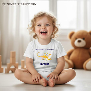 T-shirt Pour Bébé Scorpion « Maître Illusionniste » Personnalisé pou