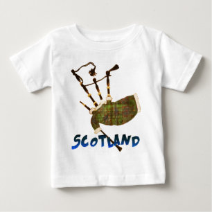 T-shirt Pour Bébé Scotland Bagpipes