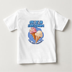 T-shirt Pour Bébé 🍦 Scrotown Glacé