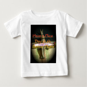 T-shirt Pour Bébé Sculpture de lapin de bronze avec citations inspir