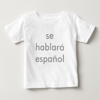 T-shirt Pour Bébé se hablar espaol