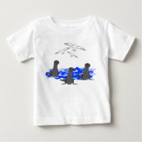 Sea Lions Ocean & Seagulls Toddler Tee