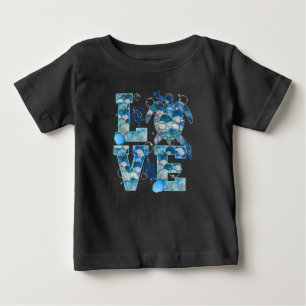 T-shirt Pour Bébé Sea Turtle Love Shirt Ocean Beach Amoureux des ani
