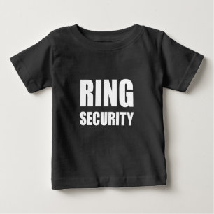 T-shirt Pour Bébé Sécurité d'anneau de mariage