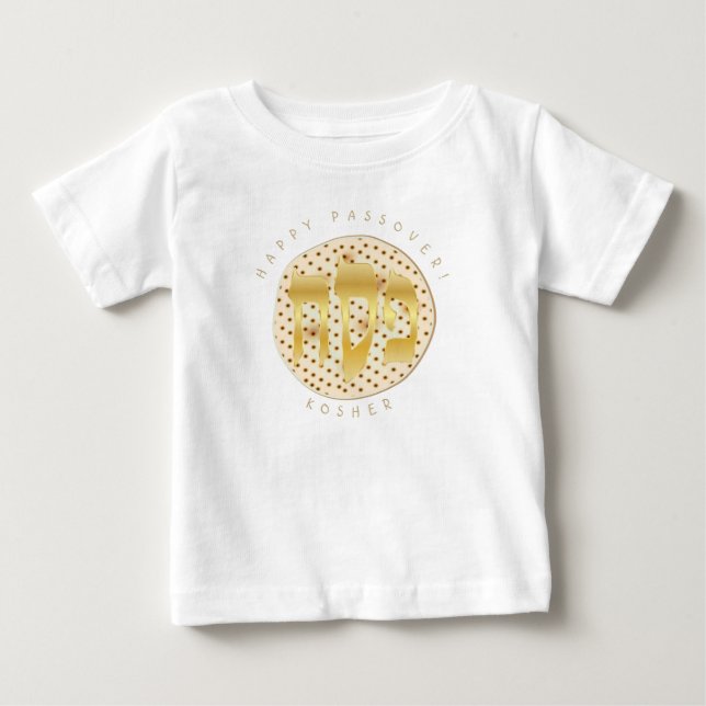 T-shirt Pour Bébé Séder de Pesser Kosher Matzah Pesach (Devant)