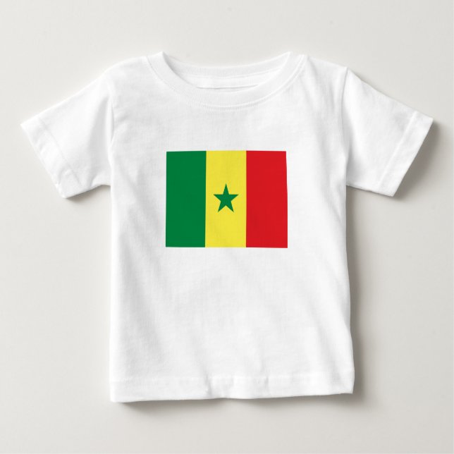 T-shirt Pour Bébé Senegal Flag (Devant)