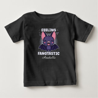 T-shirt Pour Bébé Sentiment fangtastique | Bat Vampire mignonne - No