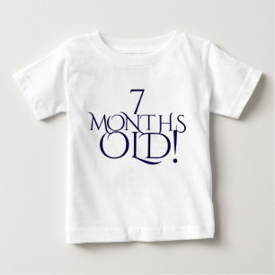T-shirt Pour Bébé sept mois d'une seule pièce mignon de bébé