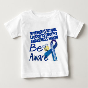 T-SHIRT POUR BÉBÉ SEPTEMBRE EST MOIS DE CONSCIENCE DE LEUKODYSTROPHY