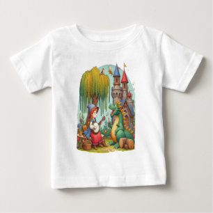 T-shirt Pour Bébé Serenade de dragon par une princesse mystique