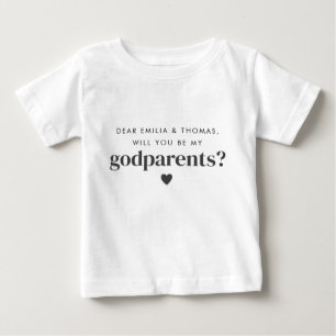 T-shirt Pour Bébé Serez-Vous Mes Parents - Proposition Photo