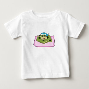 T-shirt Pour Bébé Serpent au coucher avec casquette