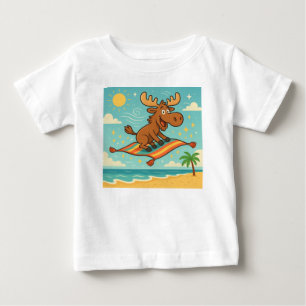 T-shirt Pour Bébé Serviette de plage Orignal & Magie – Aventure de r