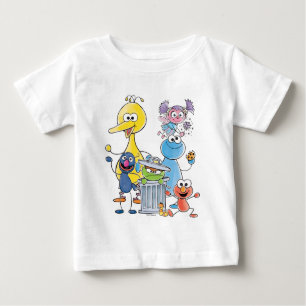 T-shirt Pour Bébé Sesame Pals Doodley Graphisme