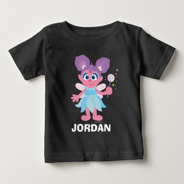 T-shirt Pour Bébé Sesame Street | Abby Cadabby personnalisée (Devant)