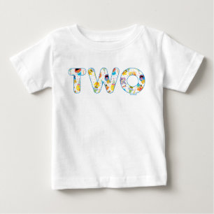 T-shirt Pour Bébé Sesame Street Confetti Motif Deuxième anniversaire