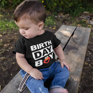 T-shirt Pour Bébé Sesame Street   Elmo - Garçon d'anniversaire