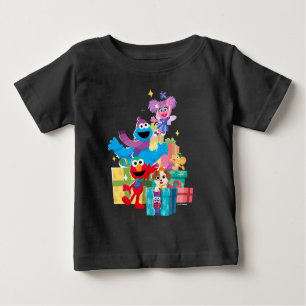 T-shirt Pour Bébé Sesame Street Pals and Presents