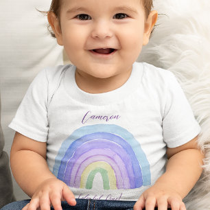 T-shirt Pour Bébé Sexe arc-en-ciel neutre